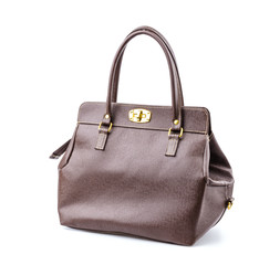 Naklejka premium Woman leather bag isolated white background