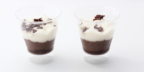 Duo de mousse au chocolat