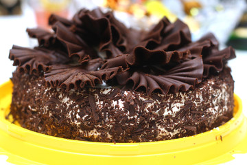 Chocolate birthday cake
