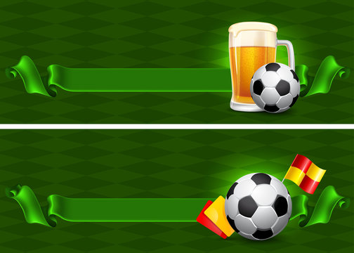 Beer and Soccer Ball
