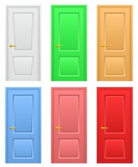 Colorful doors