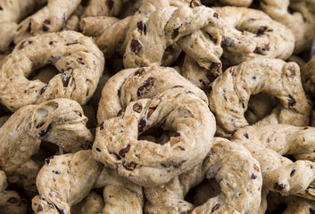 Traditional Sweets on Display in a Bakery