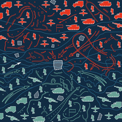 seamless military pattern 07