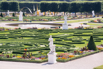 Great Gardens, Herrenhausen, Hannover, Lower Saxony, Germany - obrazy, fototapety, plakaty