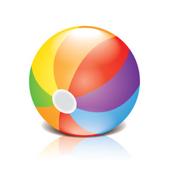 Children's ball vector illustration
