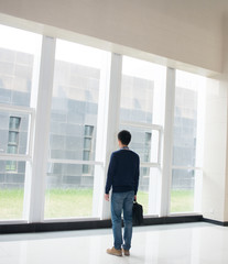 Man standing in the hall