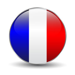 France flag button