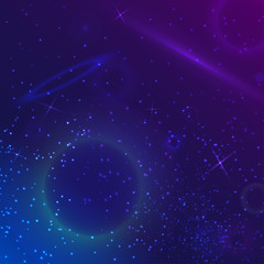 Vector space galaxy background
