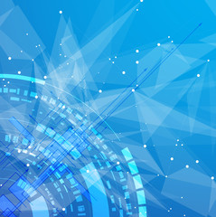 global infinity computer  technology concept business background