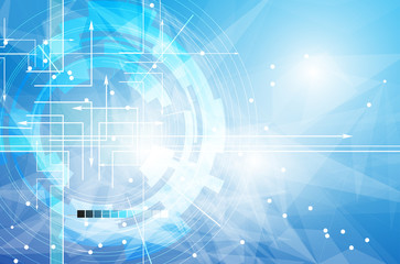 global infinity computer  technology concept business background