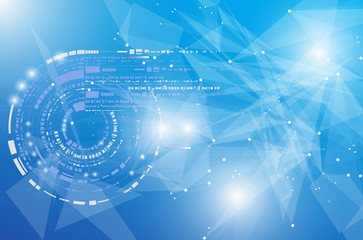 global infinity computer  technology concept business background