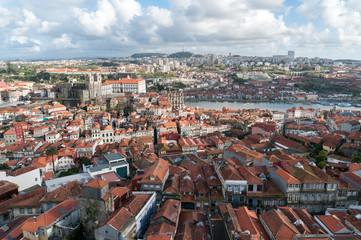 Naklejka na ściany i meble Porto city view