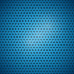 Fototapeta na wymiar Abstract Blue Vector Dotted Steel - Plastic Background