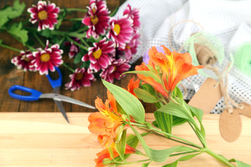 Working place of florist. Conceptual photo