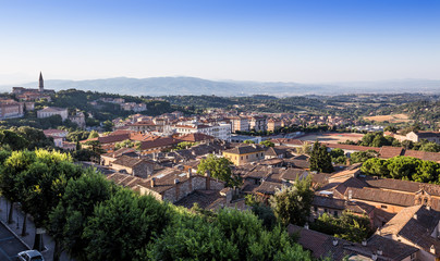 Fototapeta na wymiar old town of Perugia, Umbria, Italy
