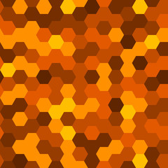Hexagons Abstract Background. Geometric Seamless Pattern. Vector