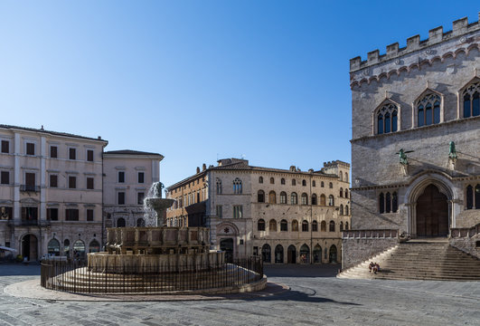 Old Town Of Perugia, Umbria, Italy