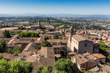 Fototapeta na wymiar old town of Perugia, Umbria, Italy