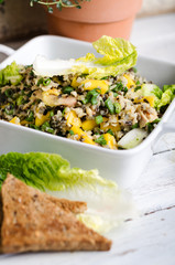 Hähnchensalat mit Mango