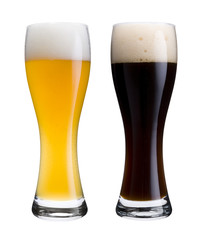 Helles und Dunkles Hefeweißbier