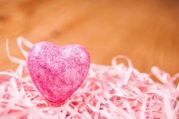 heart in basket
