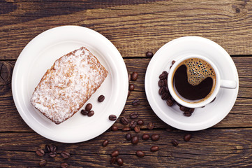 Cupcake and coffee