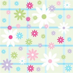 Seamless floral pattern, wallpaper