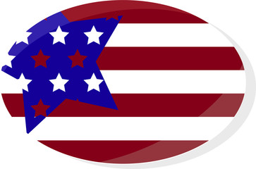 Emblem of the American flag