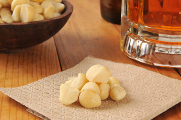 Bar snack, macadamia nuts