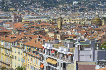 Fototapeta premium Aerial view of Nice