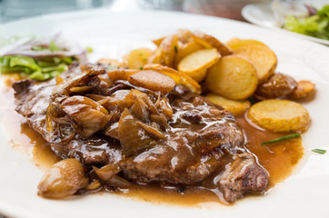 juicy steak beef meat