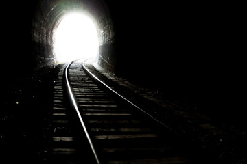 Naklejka premium End of the tunnel