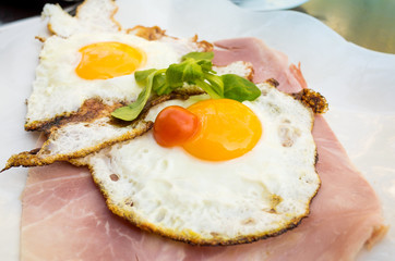 prepared egg under the sun