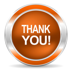 Fototapeta premium thank you icon