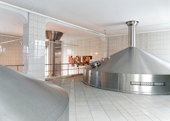 modernes Sudhaus in einer Brauerei // brewery