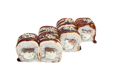 delicious seafood sushi at a Japanese restaurant