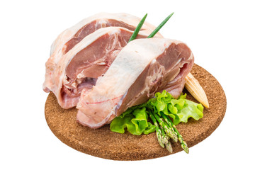 Raw lamb