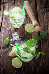 fresh mojito drink