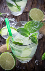 fresh mojito drink
