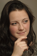 Teen Lost in Thought