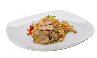 Fried rice with pork