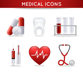 Health Care Medical Icons Set