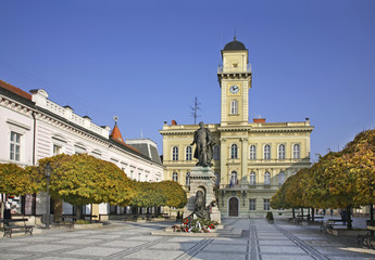 General  Klapka Square  in Komarno. Slovakia
