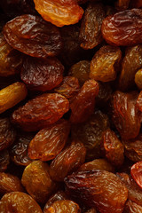 Diet healthy food. Raisin dried grape as background texture
