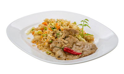 Fried rice with pork