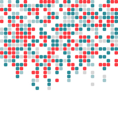 Abstract pixel mosaic background