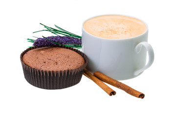 Muffin with coffee