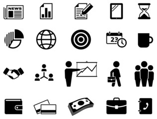 Business icon set