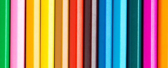 Obraz premium Colored pencils background