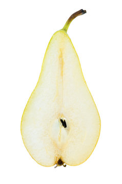 Fresh pear sliced